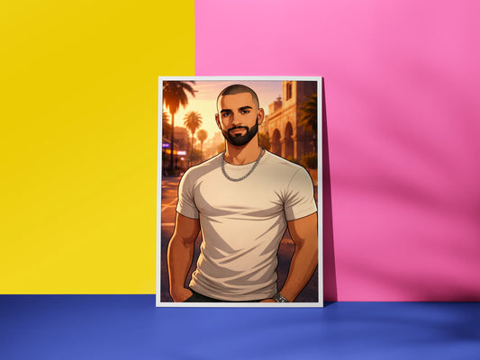 Affiche Sunset Boulevard (Grand Theft Auto)