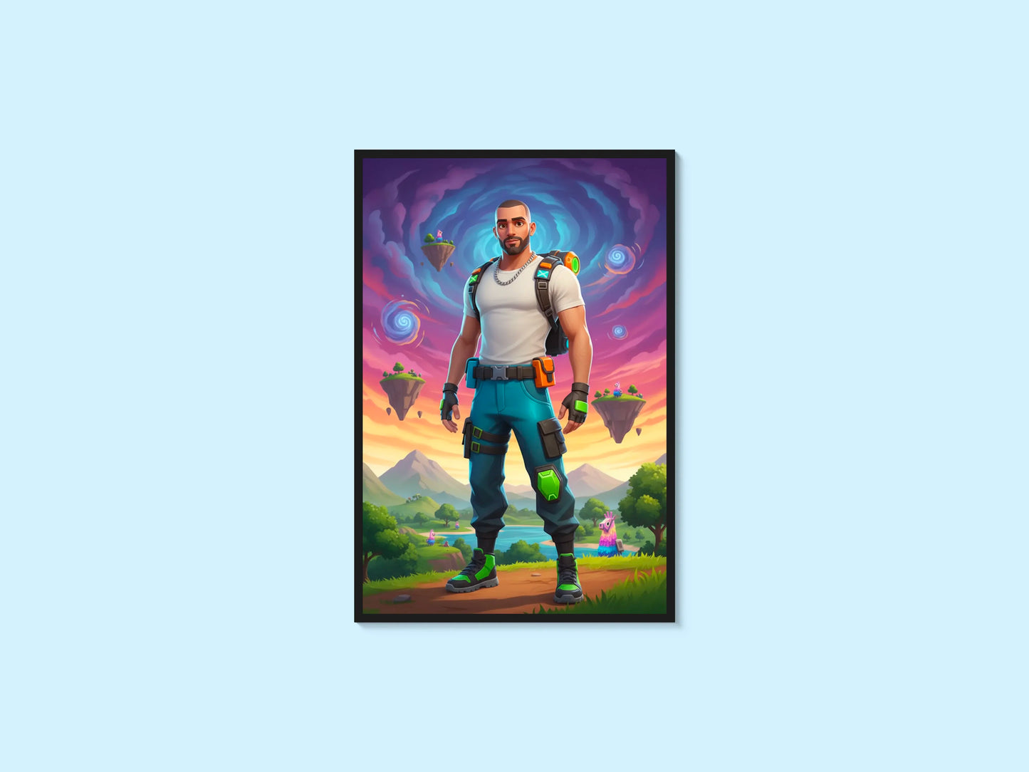 Affiche Aventure Futuriste (Fortnite)