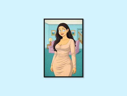 Affiche Cartoon Suburbain (Family Guy)