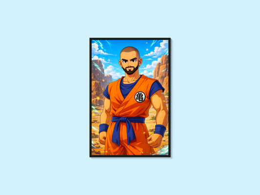 Affiche Énergie Guerrière (Dragon Ball Z)