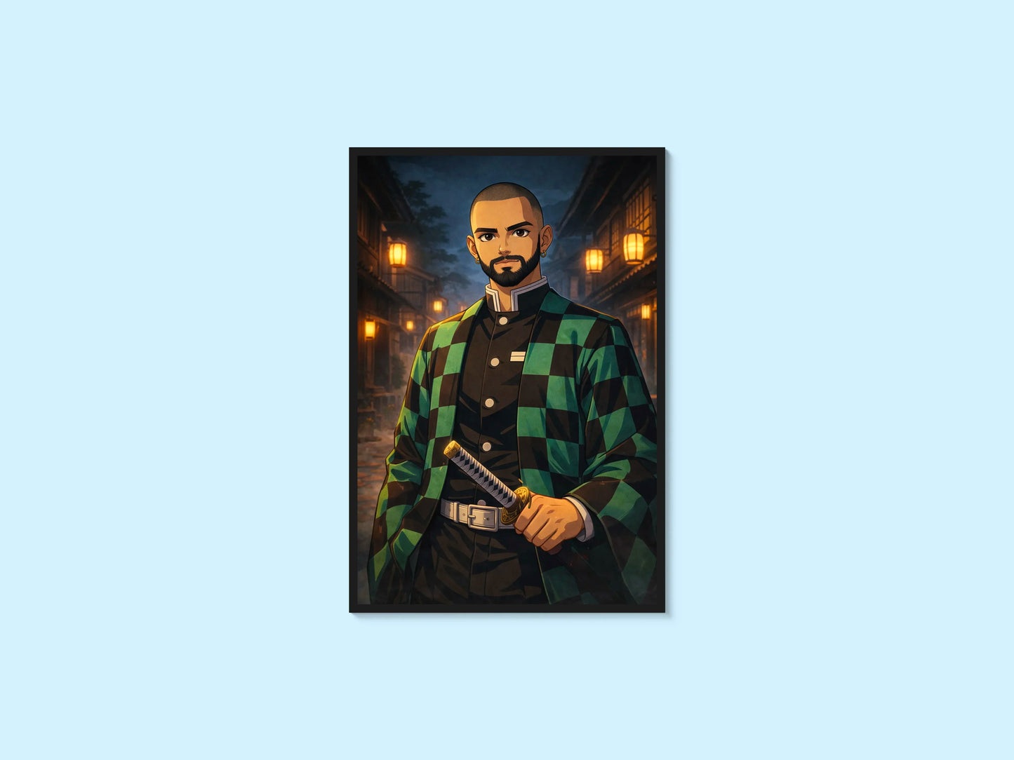 Affiche Guerrier Nocturne (Demon Slayer)