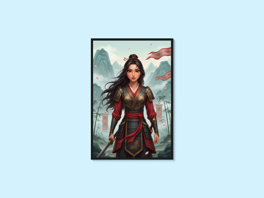 Affiche Guerrière (Mulan)